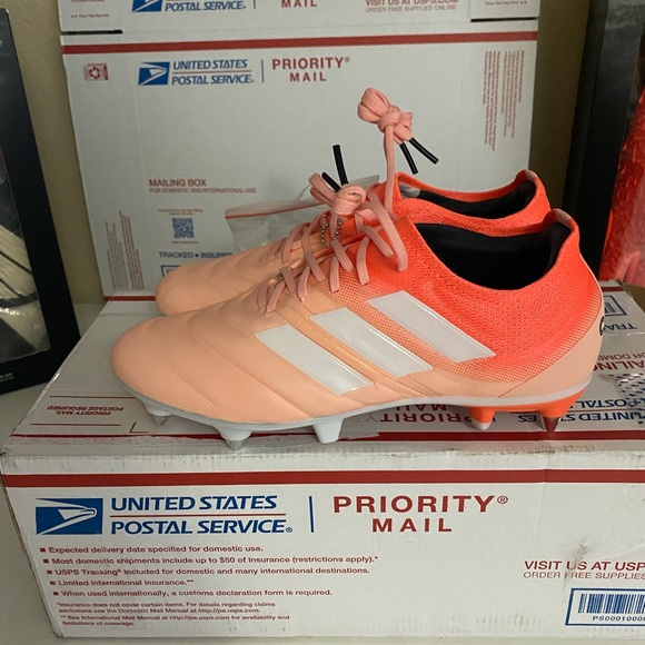 SOLD ❌ Mercari Adidas Copa 19.1 SG Pink Soccer Cleats G25816 Women’s Size 8.5 - Picture 10 of 12